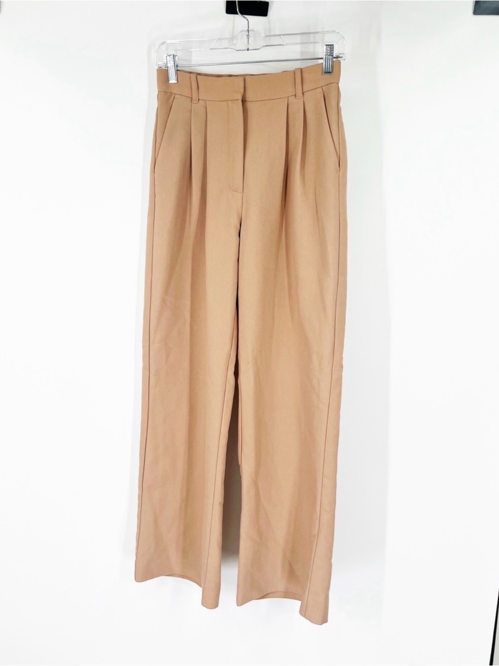 Abercrombie & Fitch High Rise Pleated Wide Leg Pants